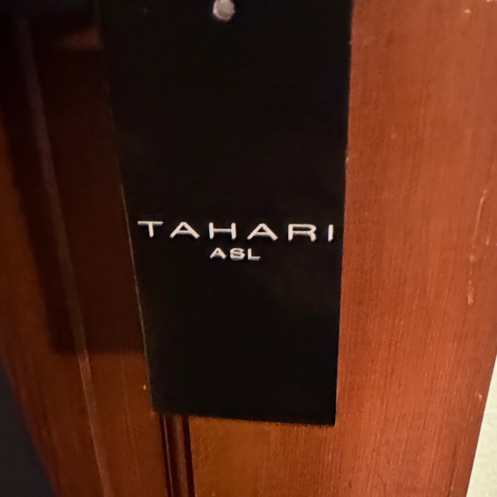 Tahari ASL Classic Black Coat Dress size 12 - Picture 3 of 5